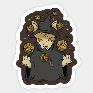 Wizard Cat Sticker